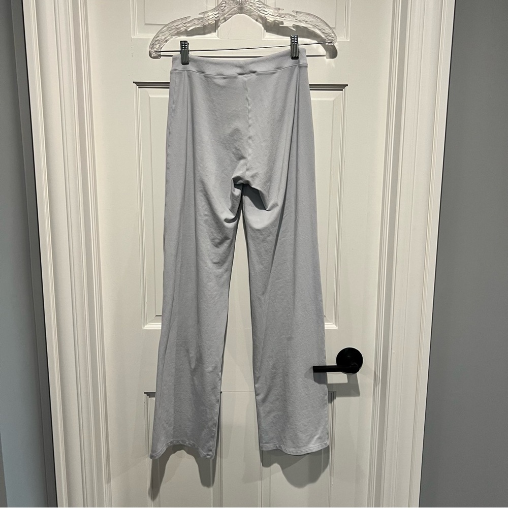 Skims 2 Piece Set Zen Blue Straight Leg Pant Long Sleeve T-Shirt XS - Picture 9 of 11